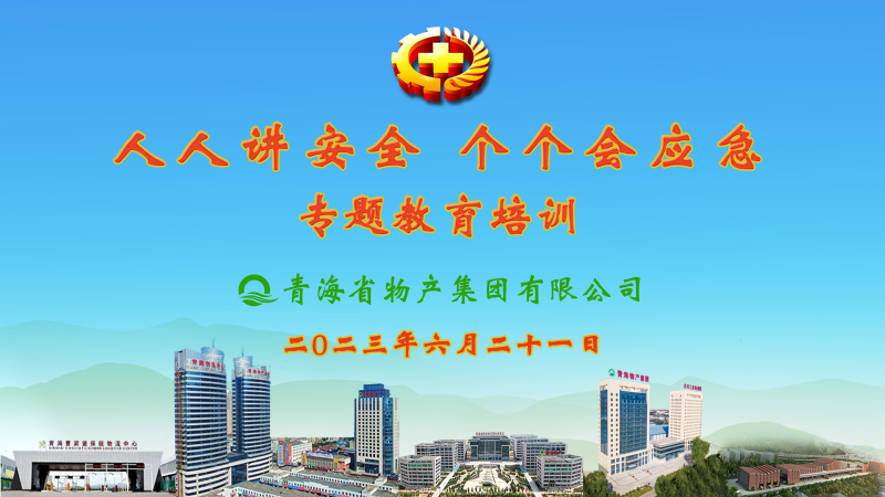 提高安全管理水平 落實全員安全責(zé)任——集團(tuán)安委會舉辦2023年“人人講安全，個個會應(yīng)急”專題教育培訓(xùn)